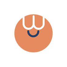 Pelota wavy naranja